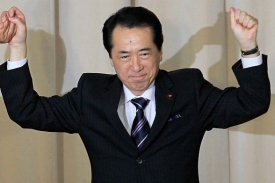 Nový japonský premiér Naoto Kan.